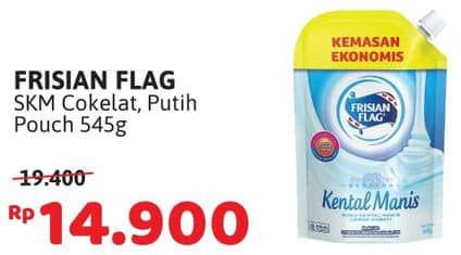 Promo Harga Frisian Flag Susu Kental Manis Cokelat, Putih 545 gr - Alfamidi