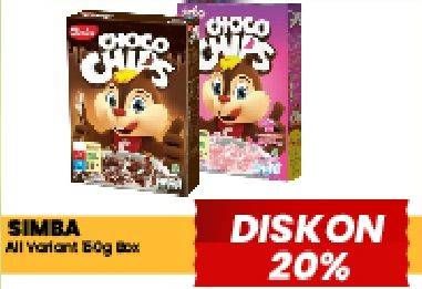 Promo Harga Simba Cereal Choco Chips All Variants 170 gr - Yogya