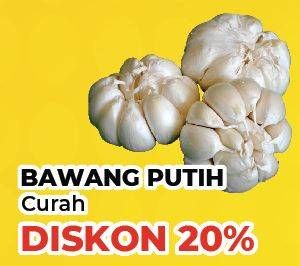 Promo Harga Bawang Putih per 100 gr - Yogya