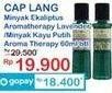Promo Harga CAP LANG Minyak Ekaliptus Aromatherapy Lavender/Minyak Kayu Putih Aroma Therapy 60ml btl  - Indomaret