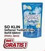Promo Harga So Klin Softener Twilight Sensation Flowery Blue 650 ml - Yogya