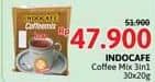 Promo Harga Indocafe Coffeemix 3in1 per 30 sachet 20 gr - Alfamidi