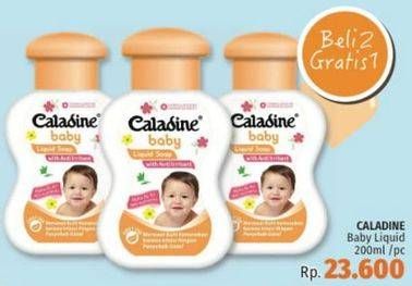 Promo Harga CALADINE Baby Liquid Soap Anti Irritant 200 ml - LotteMart