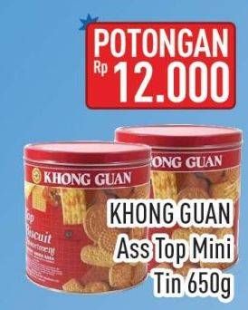 Promo Harga Khong Guan Top Biscuit Assortment 650 gr - Hypermart