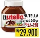 Promo Harga Nutella Jam Spread 200 gr - Hypermart