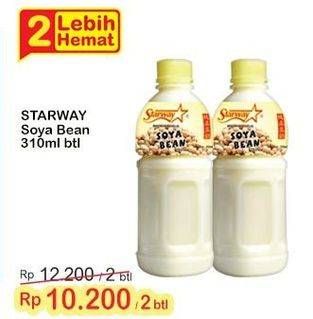 Promo Harga Starway Soya Bean 310 ml - Indomaret