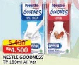 Promo Harga Nestle Goodnes UHT All Variants 180 ml - Alfamart