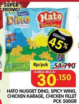 Promo Harga Hato Nugget 500gr  - Superindo