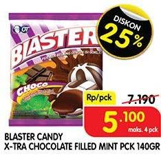 Promo Harga BLASTER Candy Chocolate Mint 125 gr - Superindo
