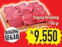 Promo Harga Daging Rendang Sapi per 100 gr - Hypermart