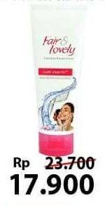Promo Harga GLOW & LOVELY (FAIR & LOVELY) Facial Wash 100 gr - Alfamart