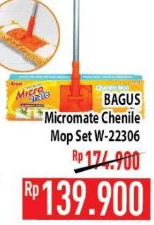 Promo Harga BAGUS Micromate Chenile Mop Set  - Hypermart