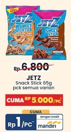 Promo Harga Jetz Stick Snack All Variants 65 gr - Indomaret