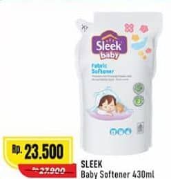 Promo Harga Sleek Baby Fabric Softener 430 ml - Alfamart