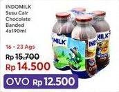 Promo Harga Indomilk Susu Cair Botol Cokelat 190 ml - Indomaret