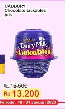 Promo Harga Cadbury Lickables 20 gr - Indomaret