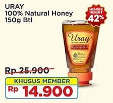 Promo Harga Madu Uray 100% Natural Honey 150 gr - Indomaret