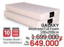 Promo Harga Galaxy Matras Full Foam 100x200cm  - LotteMart