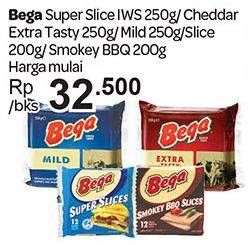 Promo Harga BEGA Super Slices/Cheddar/Mild/Slice/Smokey BBQ  - Carrefour