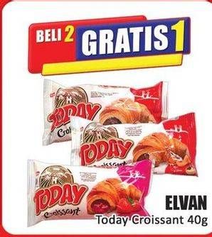 Promo Harga Elvan Today Croissant 45 gr - Hari Hari