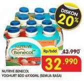 Promo Harga NUTRIVE BENECOL Smoothies All Variants per 6 botol 100 ml - Superindo