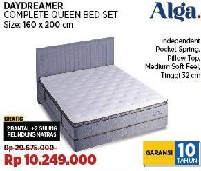 Promo Harga Alga Daydreamer Complete Queen Bed Set 160 X 200 Cm  - COURTS