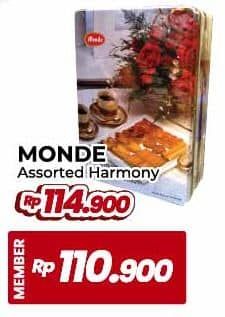 Promo Harga Monde Assortment Cookies Harmony 850 gr - Yogya