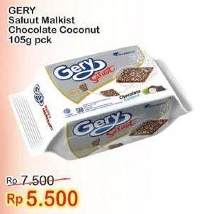 Promo Harga GERY Malkist Chocolate Coconut 105 gr - Indomaret