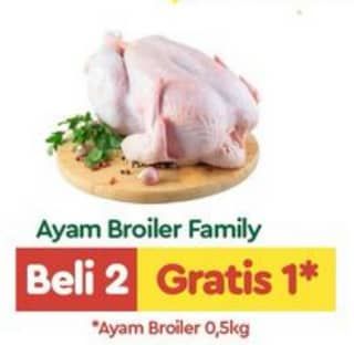 Promo Harga Ayam Broiler 500 gr - TIP TOP