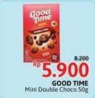 Promo Harga Good Time Mini Cookies Double Chocolate 50 gr - Alfamidi