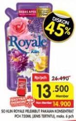 Promo Harga So Klin Royale Parfum Collection 720 ml - Superindo