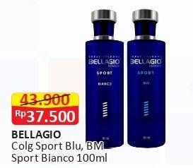 Promo Harga BELLAGIO Sport Spray Cologne Bianco, Blu 100 ml - Alfamart