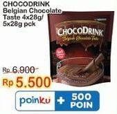 Promo Harga CHOCO DRINK Belgian Chocolate 4x28 g/ 5x28 g  - Indomaret