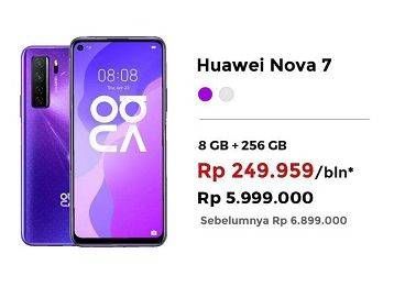 Promo Harga HUAWEI Nova 7  - Erafone