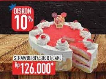 Promo Harga Strawberry Short Cake  - Hypermart