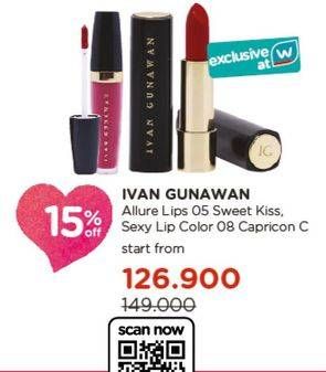 Promo Harga IVAN GUNAWAN Sexy Lip Color 08 Capricorn C  - Watsons