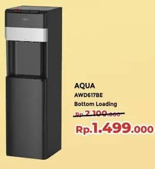 Promo Harga Aqua AWD-617BE Dispenser Bottom Loading  - Yogya