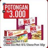 MEG Cheddar Cheese/Cheddar Slice Melt
