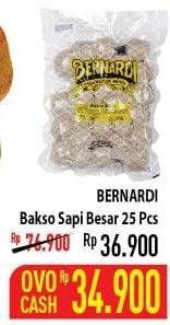 Promo Harga BERNARDI Bakso Sapi Besar 25 pcs - Hypermart