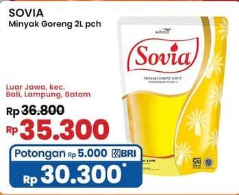 Promo Harga Sovia Minyak Goreng 2000 ml - Indomaret