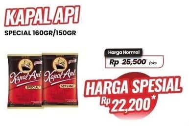 Promo Harga Kapal Api Kopi Bubuk Special 165 gr - Carrefour