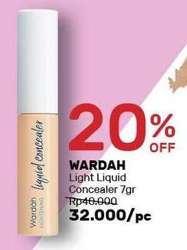 Promo Harga WARDAH Lightening Liquid Concealer 7 gr - Guardian