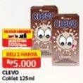 Promo Harga CLEVO Minuman Susu Cokelat per 2 pcs 125 ml - Alfamart