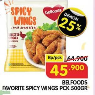 Promo Harga Belfoods Spicy Wings 500 gr - Superindo