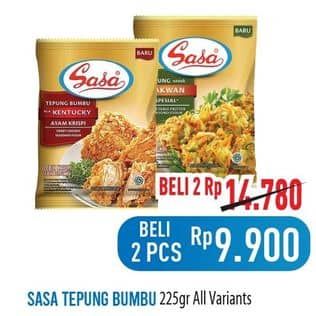 Promo Harga Sasa Tepung Bumbu All Variants 225 gr - Hypermart