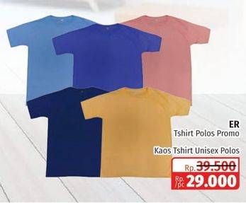 Promo Harga ER Men T-Shirt Mix Color  - Lotte Grosir