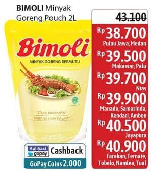 Promo Harga Bimoli Minyak Goreng 2000 ml - Alfamidi
