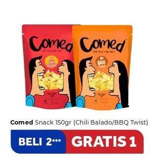 Promo Harga COMED Comro Kering Bumbu Shaker Chili Balado, BBQ Twist 150 gr - Carrefour