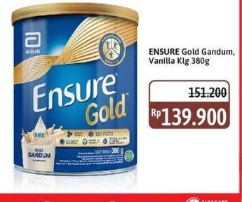Promo Harga Ensure Gold Wheat Gandum Vanilla 400 gr - Alfamidi