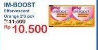 Promo Harga Imboost Effervescent with Vitamin C Orange 2 pcs - Indomaret